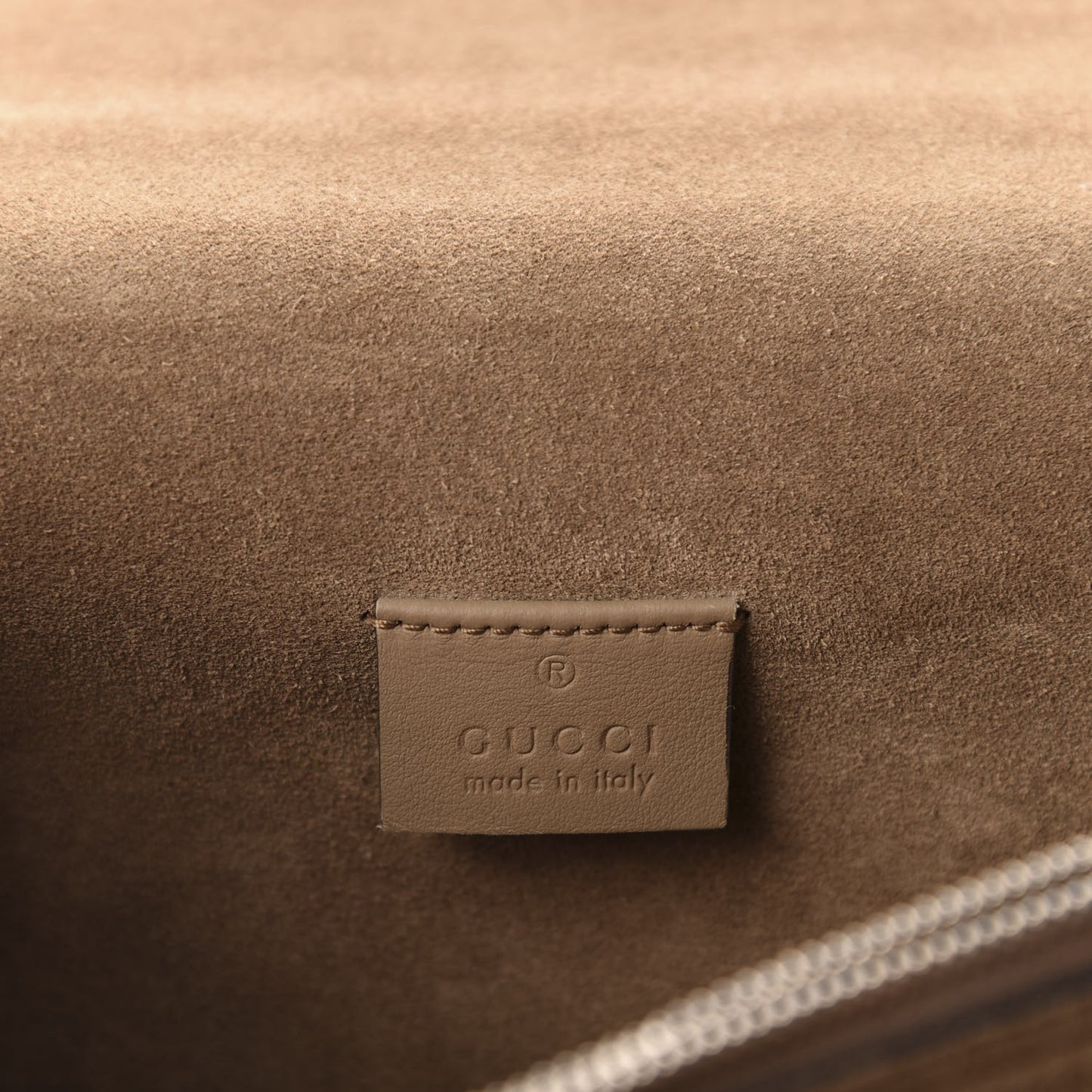 GG Supreme Monogram Medium Dionysus Shoulder Bag Taupe