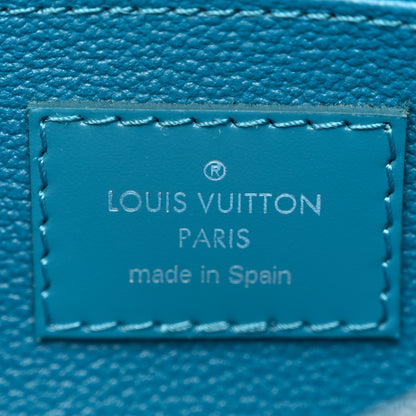 Louis Vuitton LOUIS VUITTON Epi Cosmetic Pouch Cyan 6 of 6