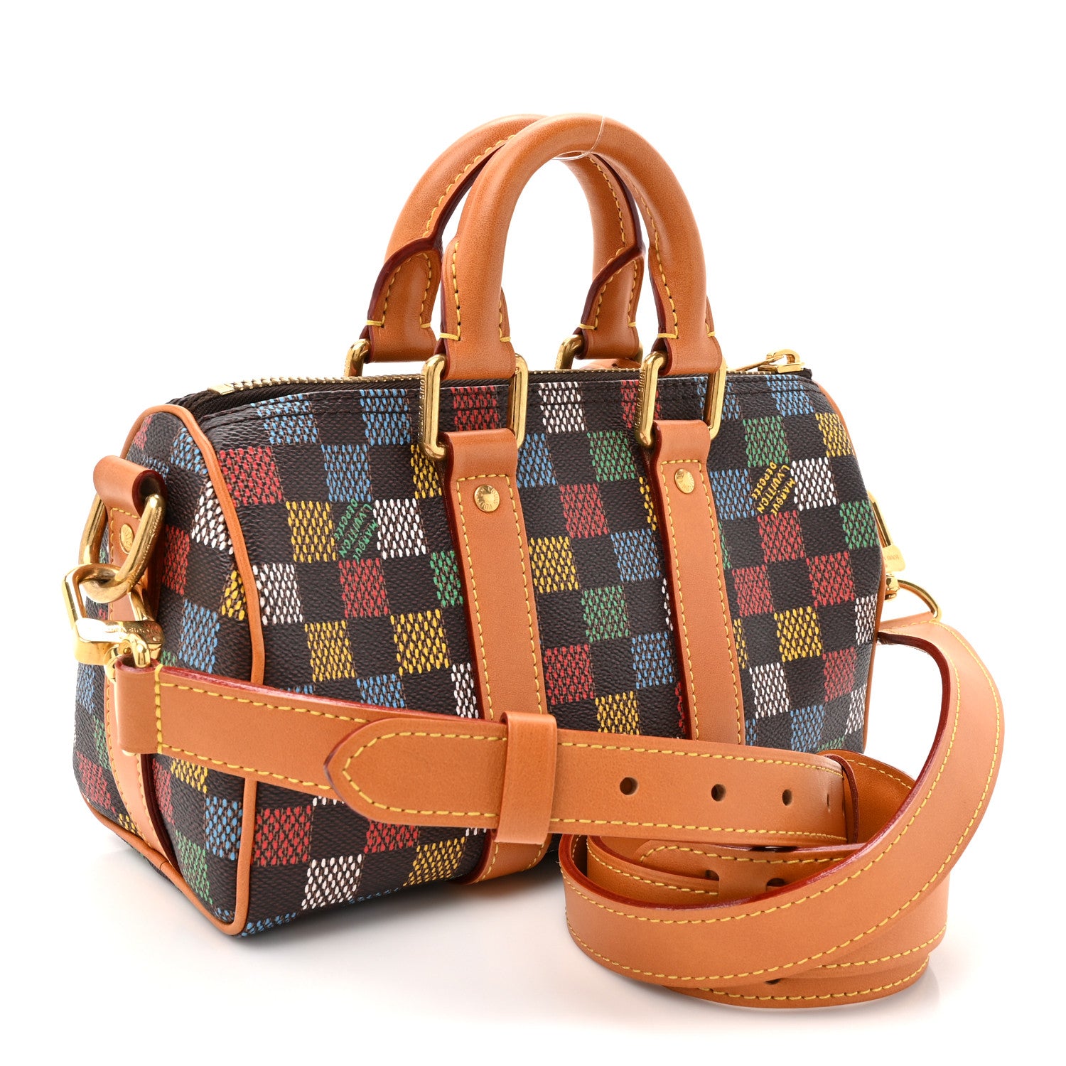 Louis Vuitton LV Vers Damier Ebene Keepall Bandouliere 25 3 of 9