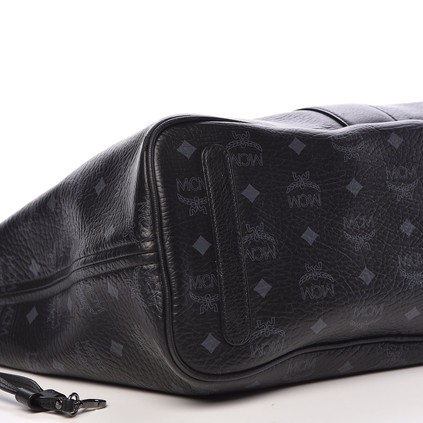 Visetos Medium Liz Reversible Shopper Tote Black