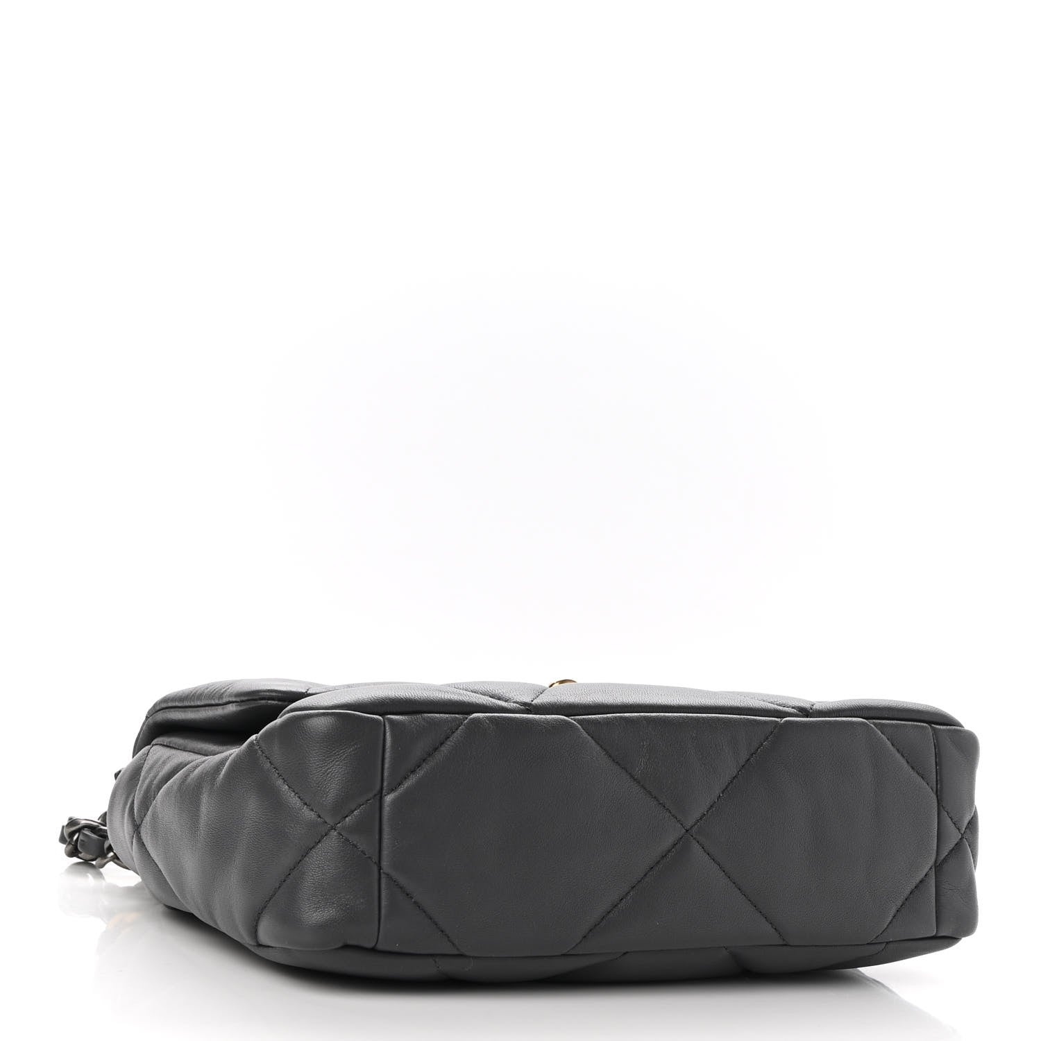 Chanel Lambskin Quilted Medium Chanel 19 Flap Dark Grey 4 of 9