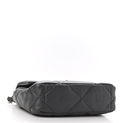 Chanel Lambskin Quilted Medium Chanel 19 Flap Dark Grey 4 of 9