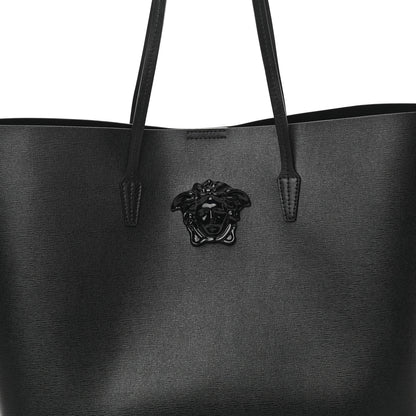 Versace Saffiano Palazzo Medusa Tote Black 8 of 11