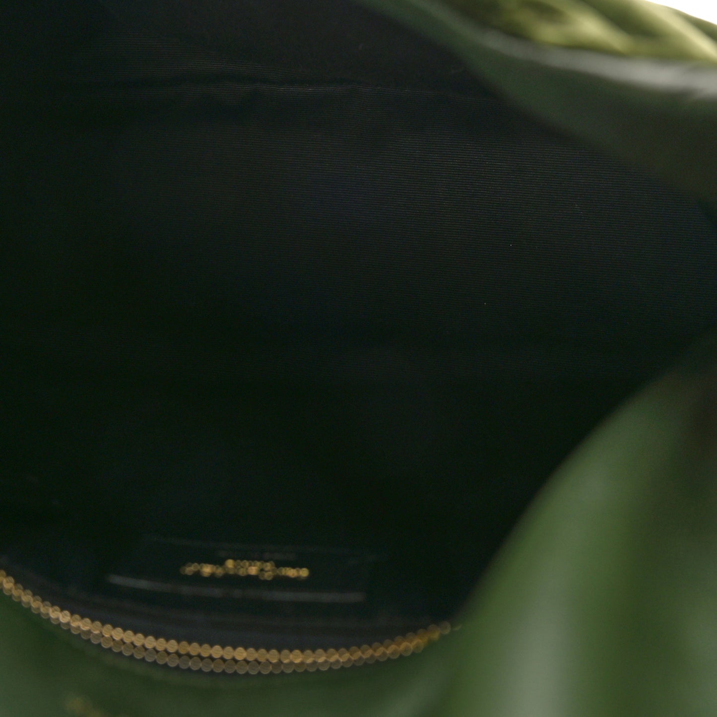 Velvet Quilted Small Loulou Puffer Monogram Chain Satchel Kaki Musk