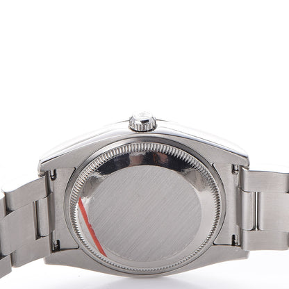 Rolex Stainless Steel 34mm Oyster Perpetual Air-King Watch Blue Index 114200 6 of 8