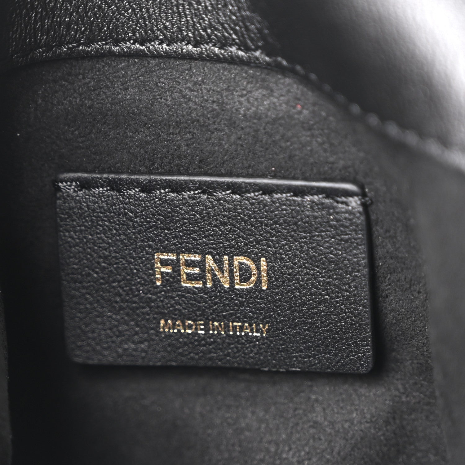 Fendi Shiny Nappa Mama Baguette Pochette Black 6 of 11
