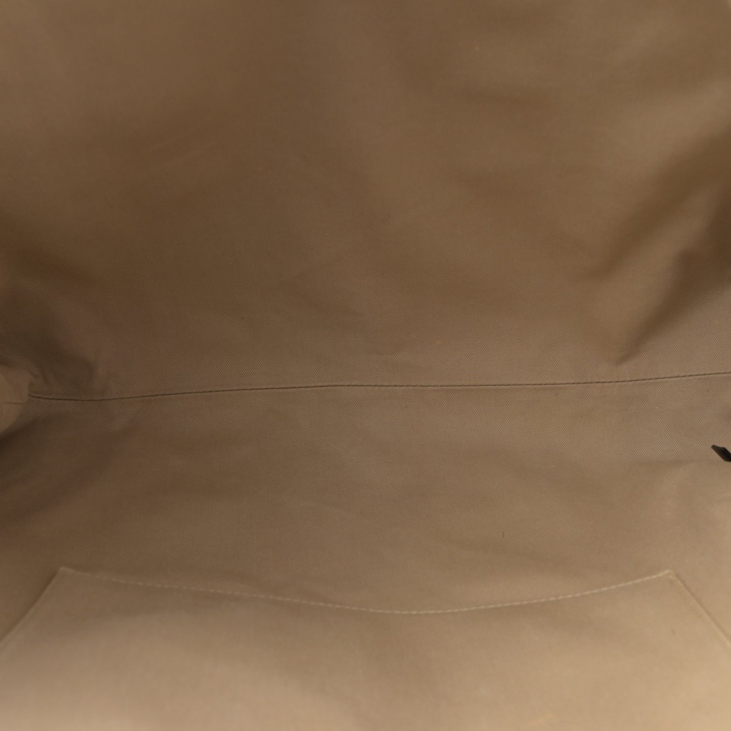Linen Calfskin Large Woody Ribbon Tote Black Blue