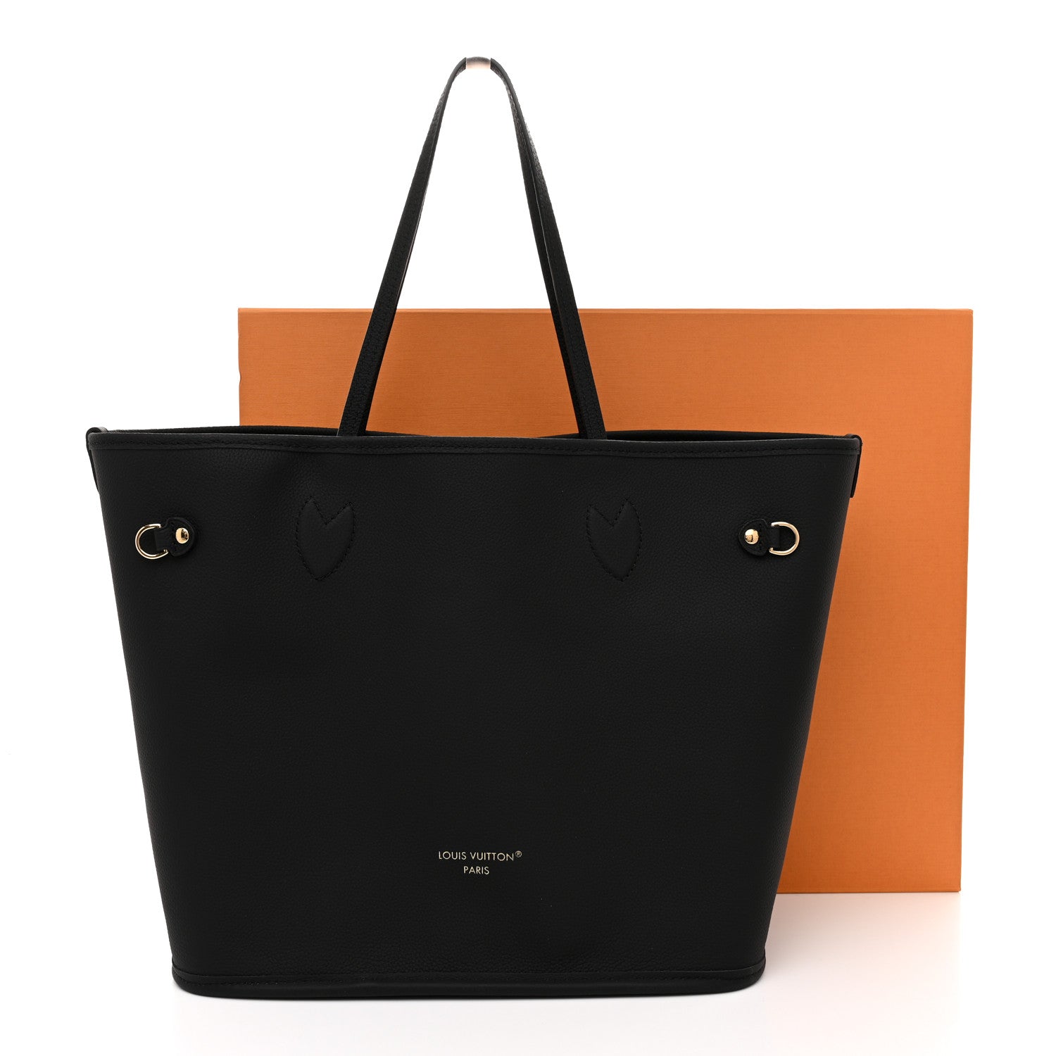 Louis Vuitton Monogram Calfskin Neo Neverfull Inside Out MM Black