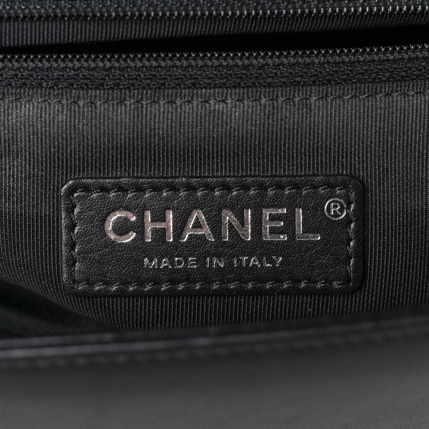 Chanel Lambskin Chevron Quilted New Medium Boy Flap Black 5 of 10