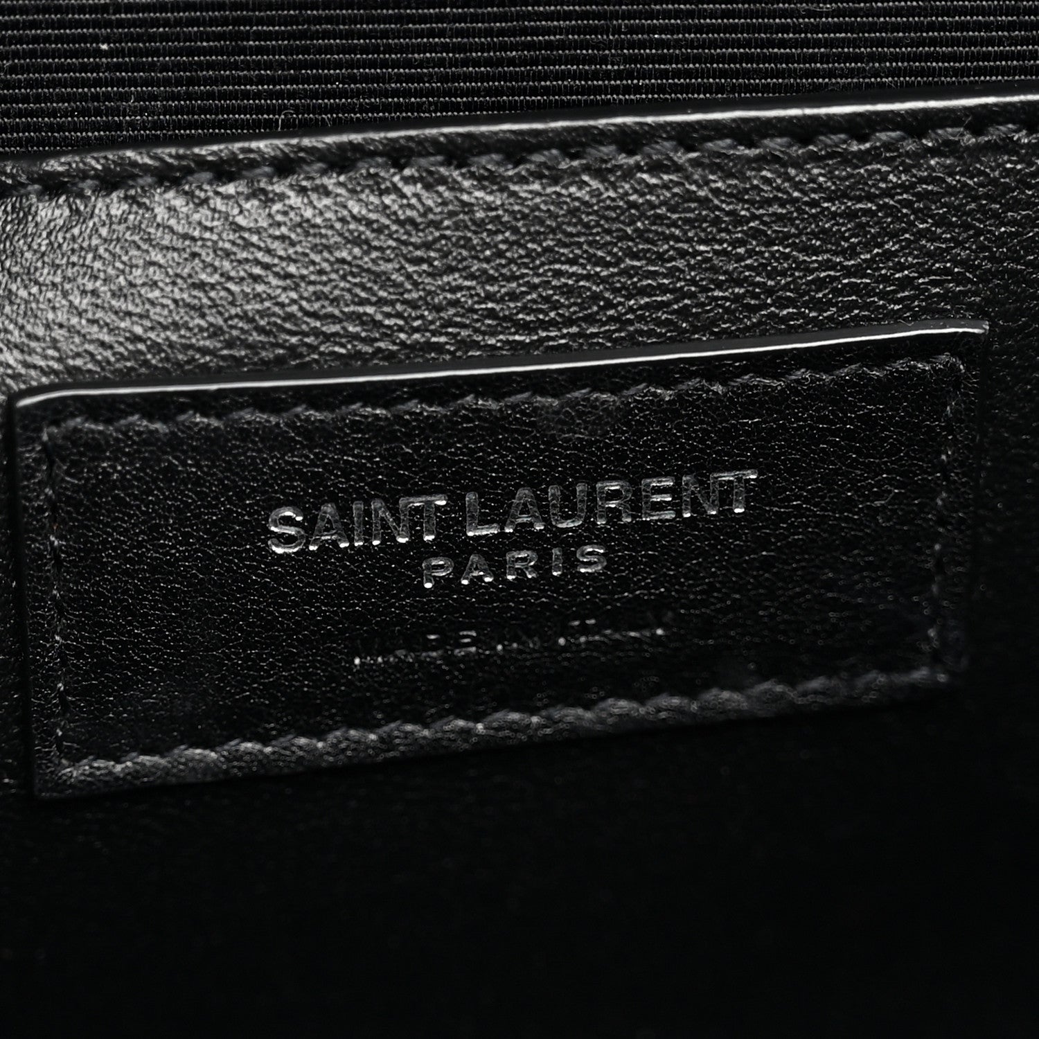 Saint Laurent Grain De Poudre Textured Mixed Matelasse Triquilt Small Monogram Satchel Black 6 of 11