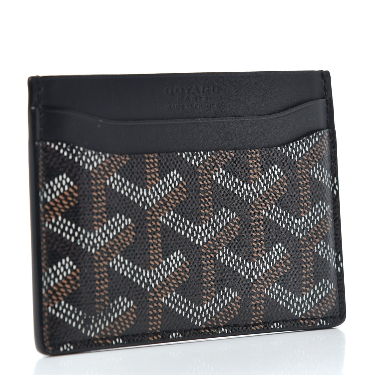 Goyardine Saint Sulpice Card Holder Black