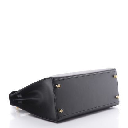 Hermes Tadelakt Kelly Sellier 28 Black 4 of 11