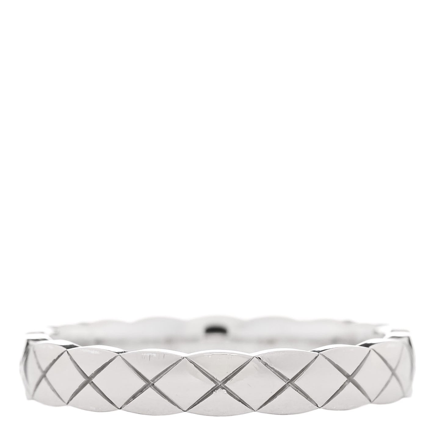 18K White Gold Mini Coco Crush Ring 53 6.25