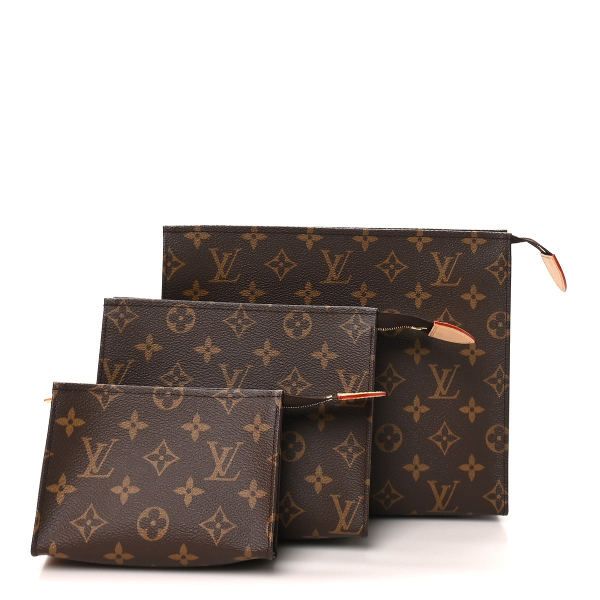 Louis Vuitton Monogram Trio Toilet Pouch Set 1 of 9