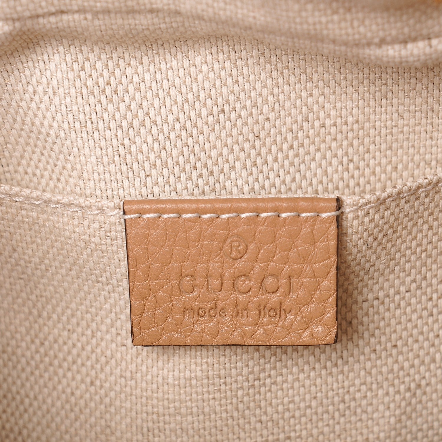 Gucci Pebbled Calfskin Small Soho Disco Bag Rose Beige 6 of 7