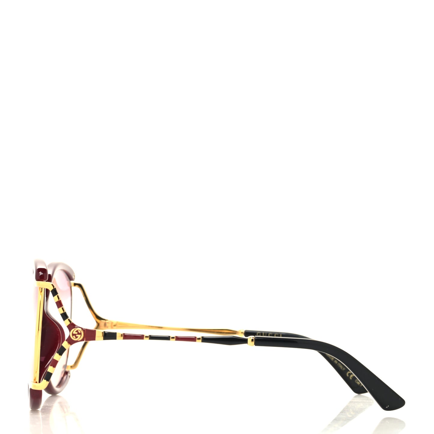 Metal Square Frame GG0594SA Sunglasses Red