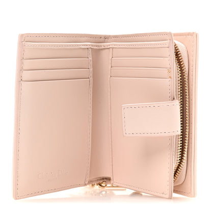 Christian Dior Lambskin Cannage Lady Dior Eden Wallet Rose Poudre 5 of 7