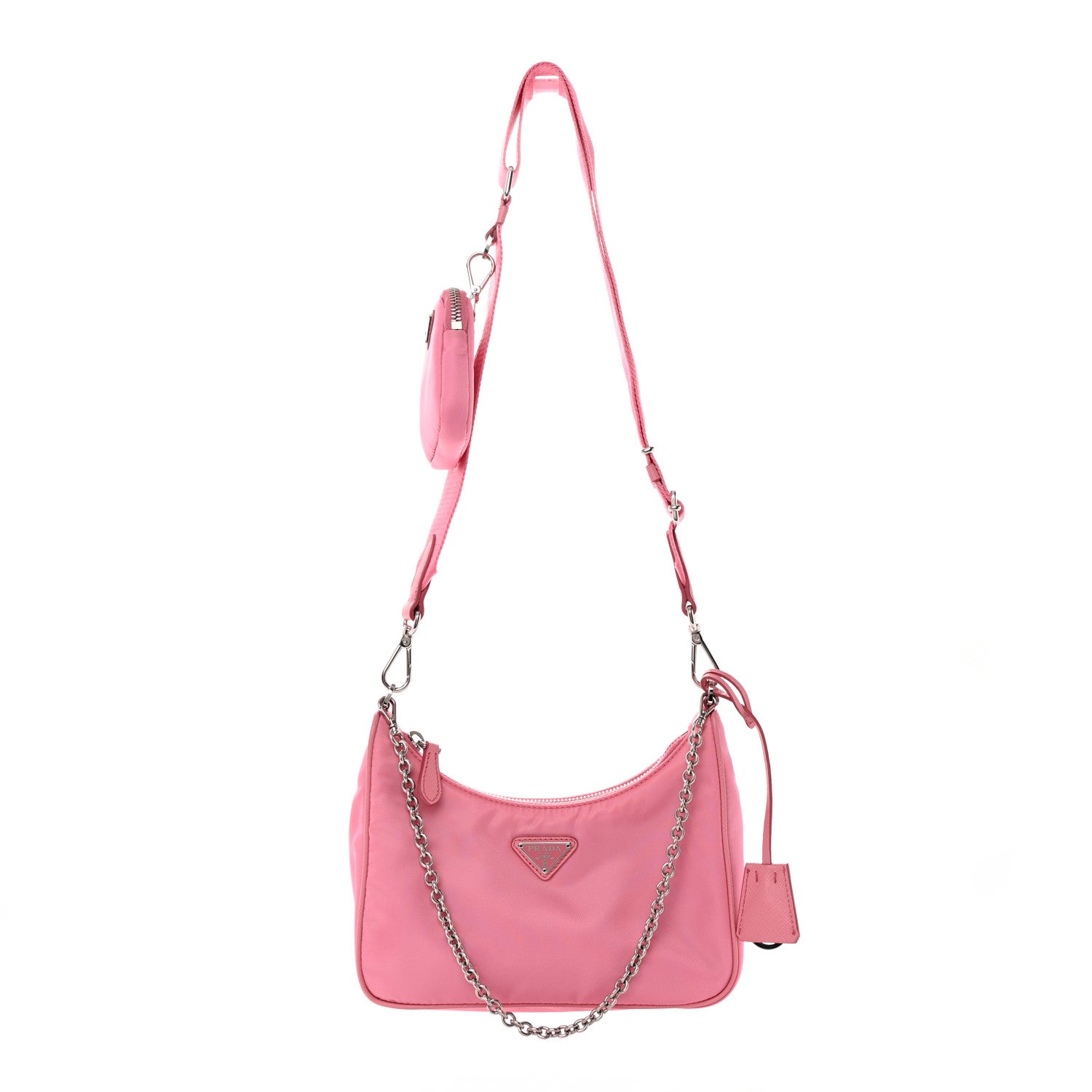 Prada Nylon Re-Edition 2005 Shoulder Bag Begonia 1 of 16