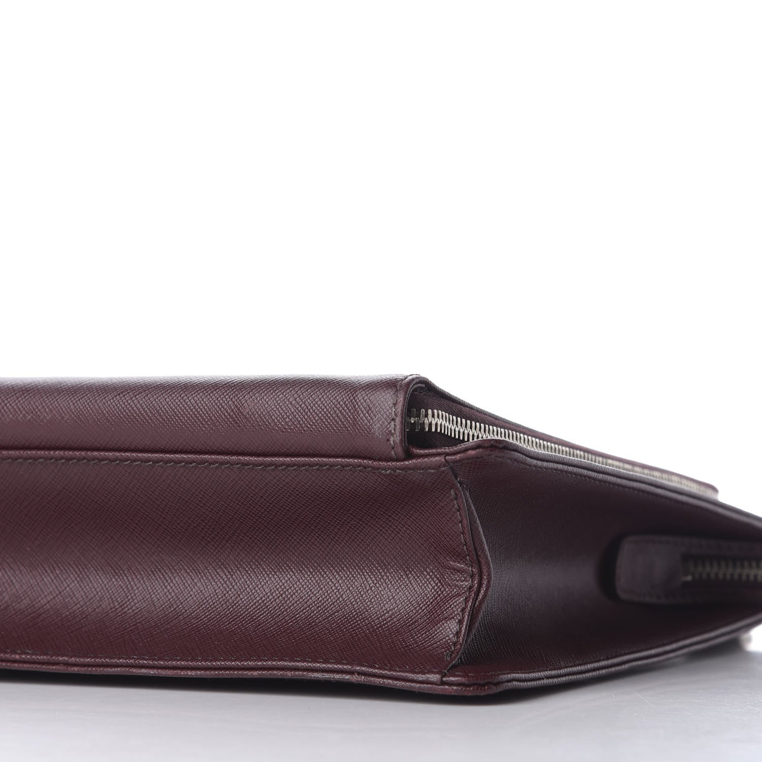 Prada Saffiano Travel Briefcase Granato 7 of 9