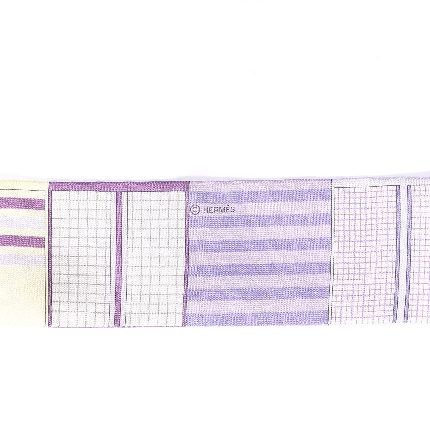Silk Couvertures Nouvelles Twilly Mauve Jaune Soufre Parme