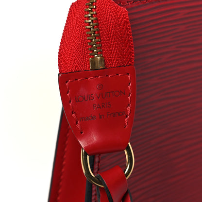 Louis Vuitton Epi Pochette Accessories 24 Castillan Red 5 of 7