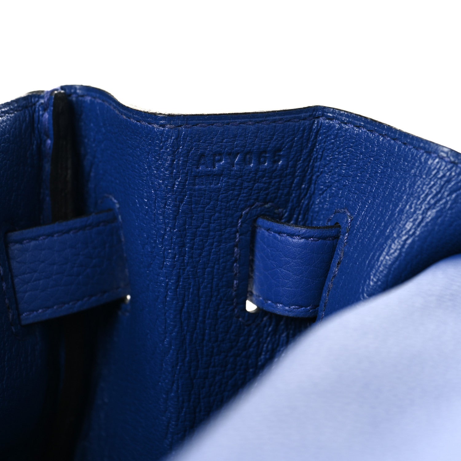 Hermes Togo Kelly Retourne 35 Bleu Electrique 7 of 12