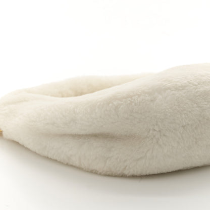 Miu Miu Montone Shearling Small Wander Hobo White 9 of 12
