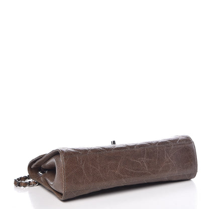 Chanel Crumpled Grained Calfskin Medium CC Crave Flap Brown 4 of 10