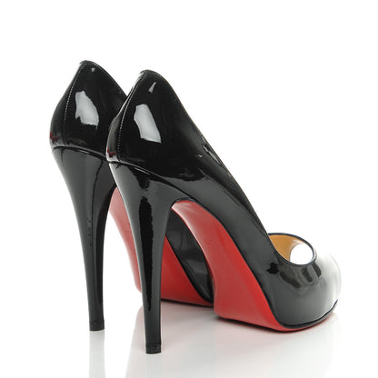 Christian Louboutin Patent Very Prive 120 Pumps 39 Black 4 of 7