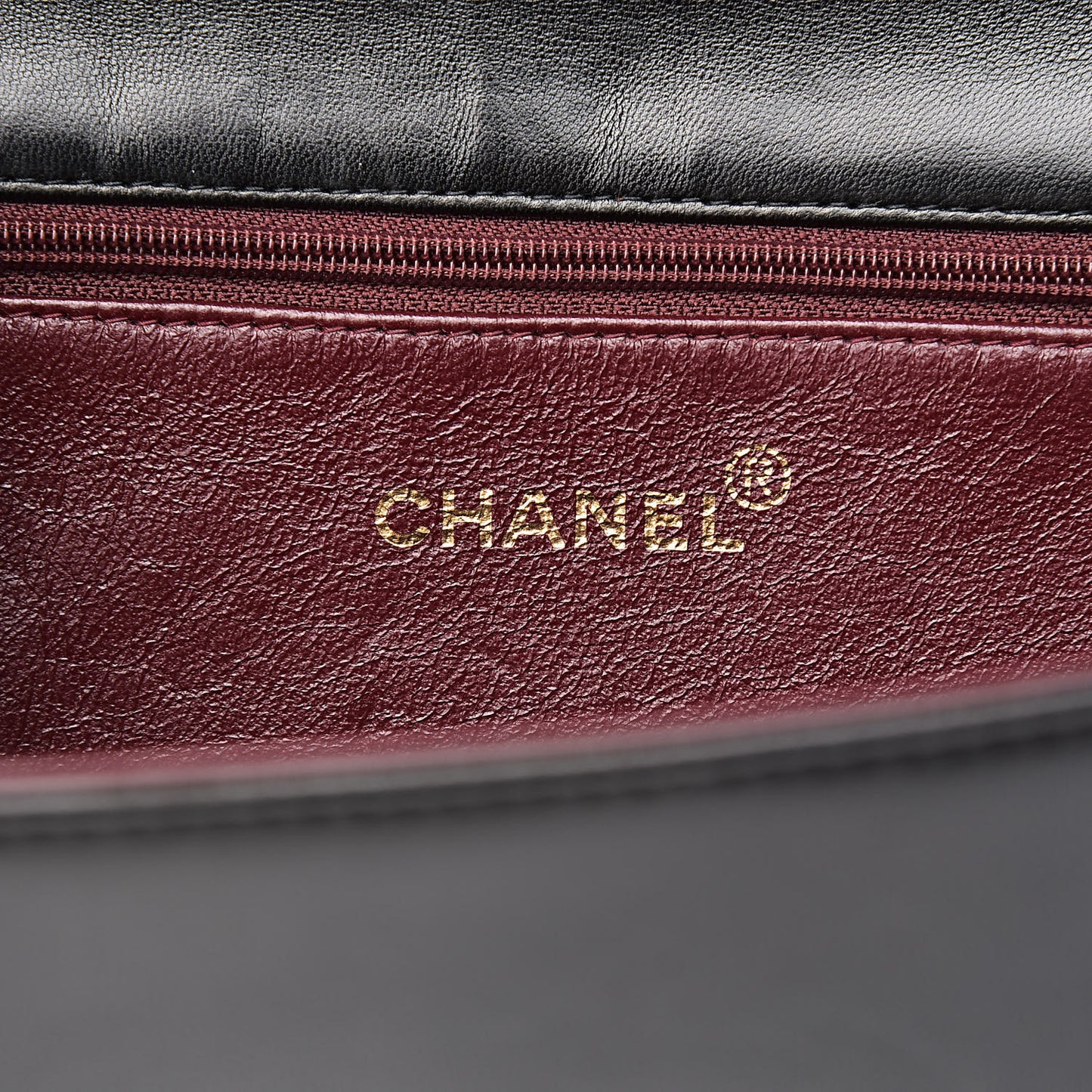 Lambskin Quilted Small Single Flap Black