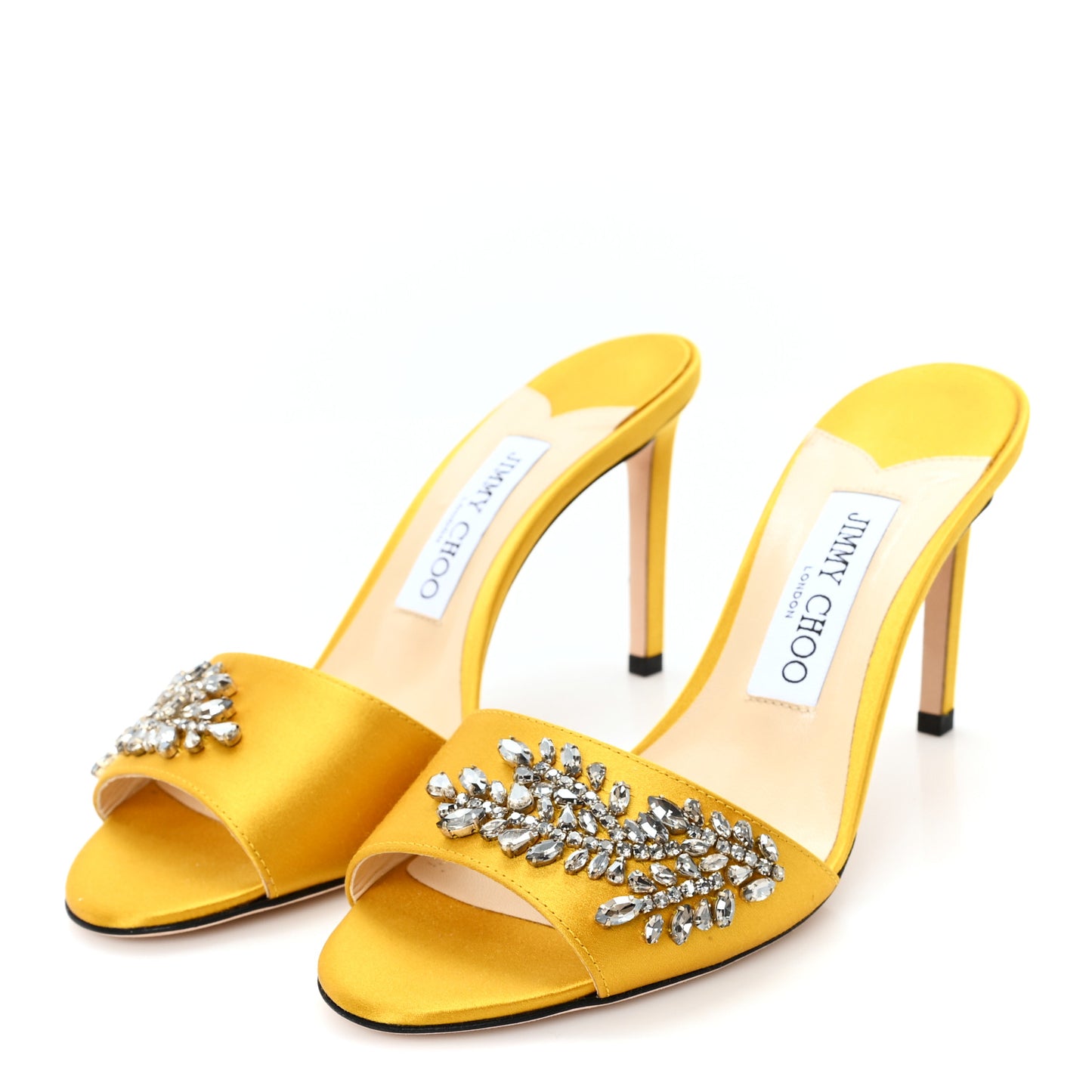 Satin Crystal Stacey 85 Sandals 37 Sun