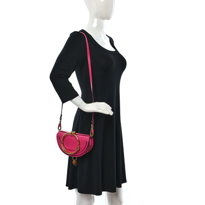 Chloe Calfskin Small Nile Bracelet Minaudiere Bag Fuchsia Rose 2 of 11
