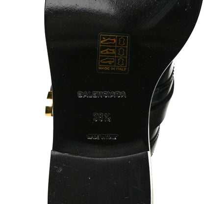 Balenciaga Brushed Calfskin Ceinture Ankle Boots 36.5 Black 6 of 8