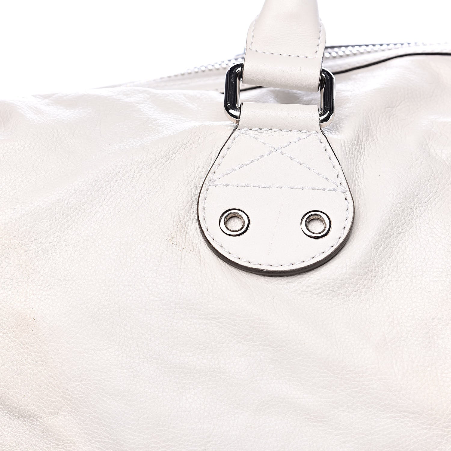 Gucci Calfskin Top Handle Tote White 17 of 21