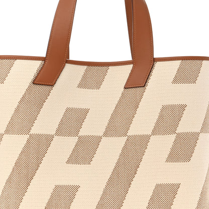 Hermes Swift H Canvas Cabas H En Biais 40 Ecru Naturel Gold 8 of 12