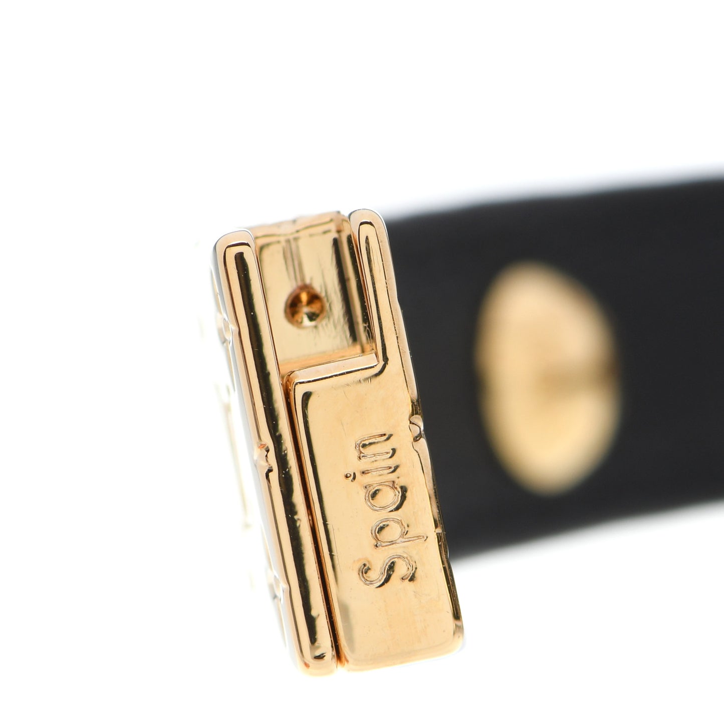 Monogram LV Crown Reversible Bracelet 17 Black