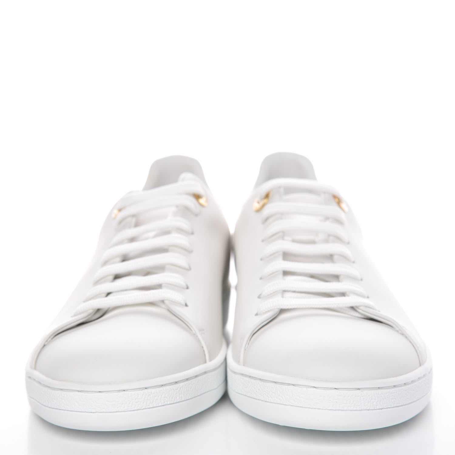 Louis Vuitton Calfskin Frontrow Sneakers 39 White 2 of 9