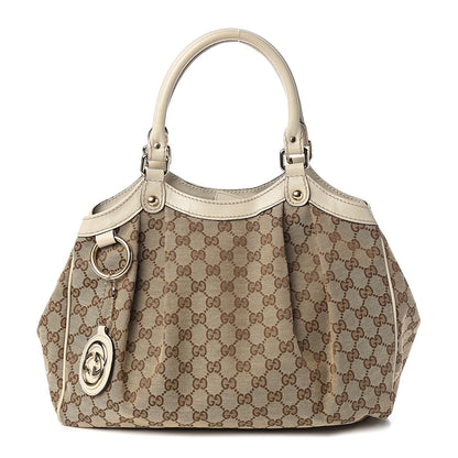 Gucci Monogram Medium Sukey Tote Off White 1 of 9