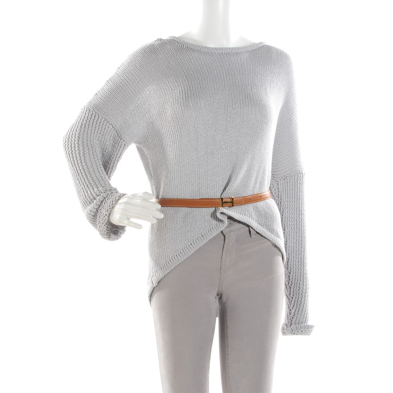 Hermes Box Courchevel 18mm H Belt 75 Black Gold 3 of 10