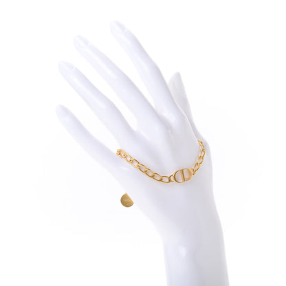 Christian Dior Metal Petit CD Chain Bracelet Gold 2 of 6