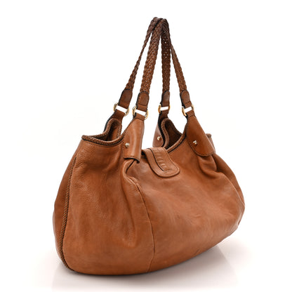 Gucci Pebbled Calfskin Medium Marrakech Shoulder Bag Camel 3 of 18