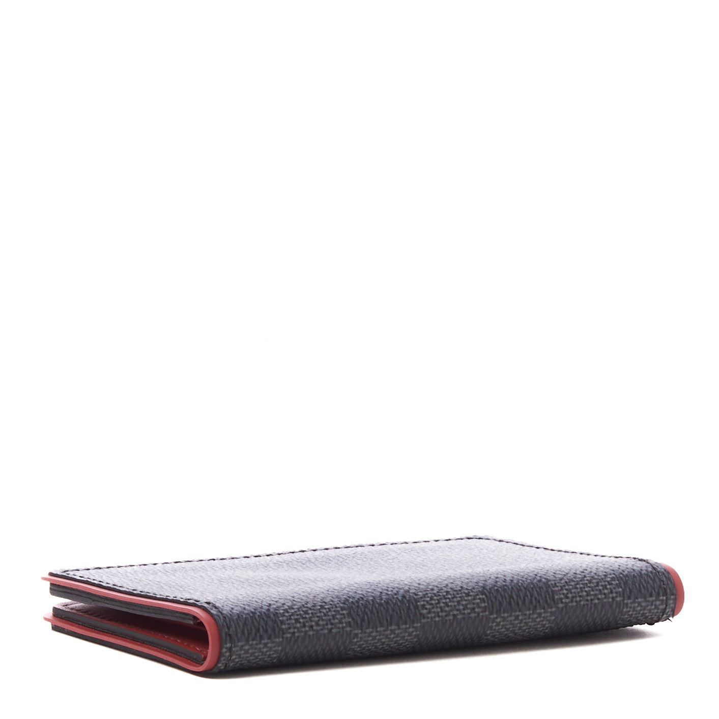 Damier Graphite Pocket Organizer Bordeaux