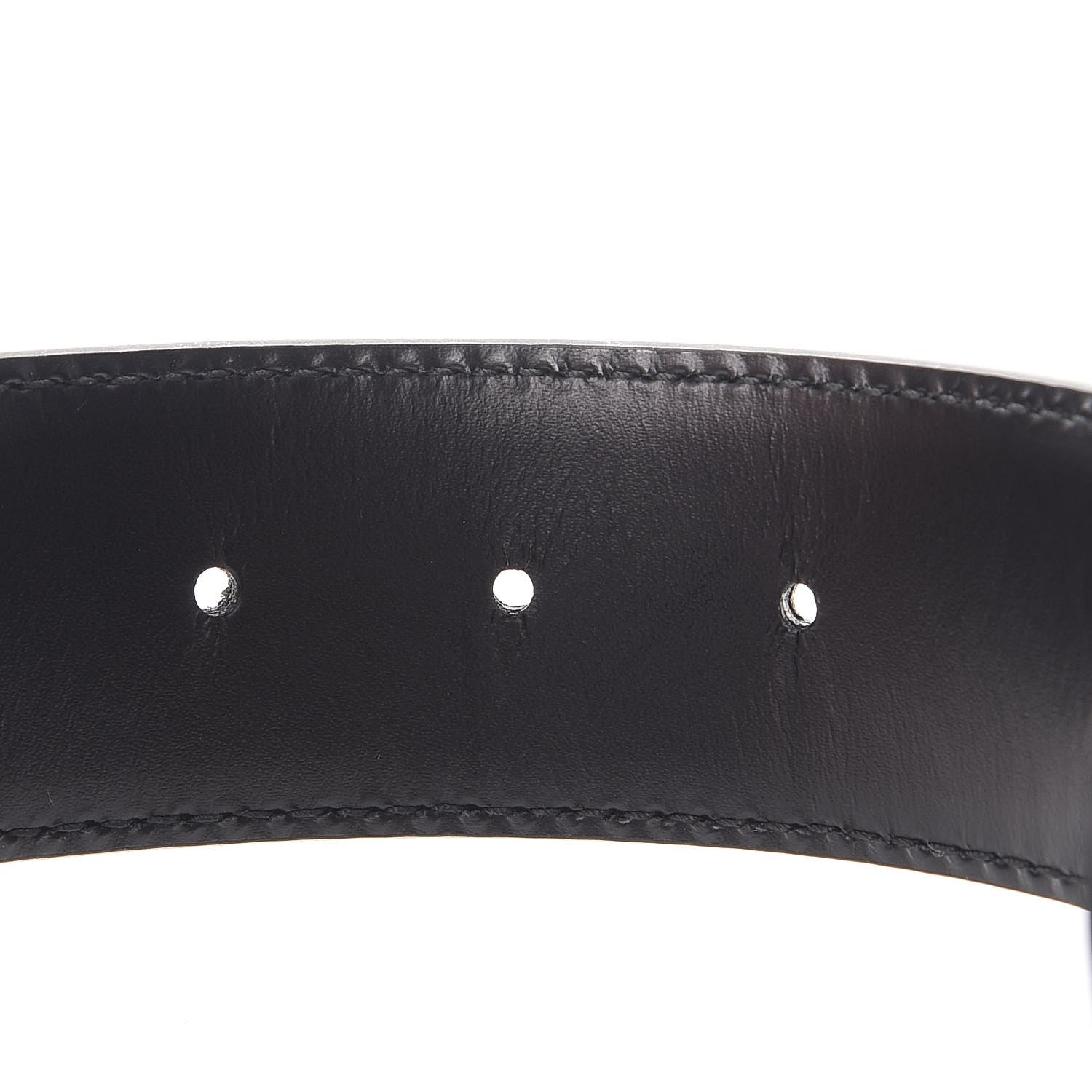 Gucci Guccissima Interlocking G Belt 95 38 Black 6 of 7