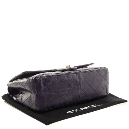 Chanel Aged Calfskin 2.55 Reissue 227 Flap Dark Purple 4 of 8