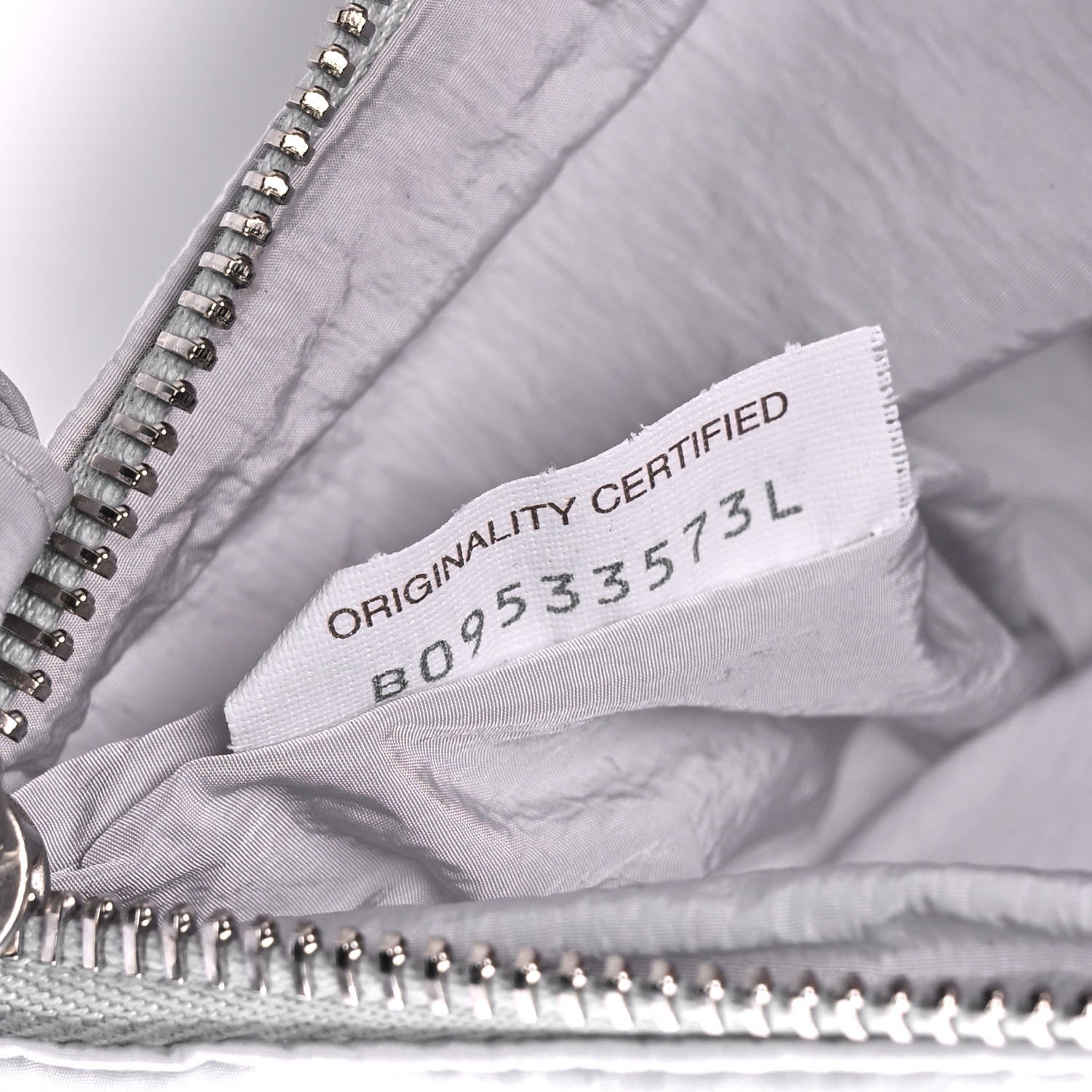 Bottega Veneta Nylon Intrecciato Padded Tech Cassette Bag Frost 9 of 17