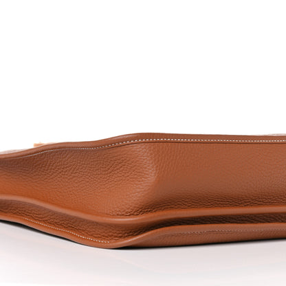 Hermes Taurillon Clemence Evelyne III PM Gold 9 of 14