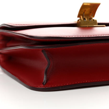 Celine Box Calfskin Teen Classic Box Flap Bag Red 10 of 13
