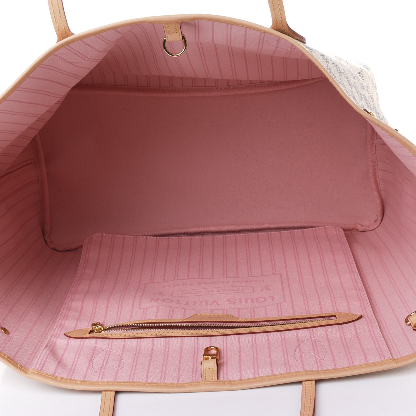 Damier Azur Neo Neverfull GM Rose Ballerine