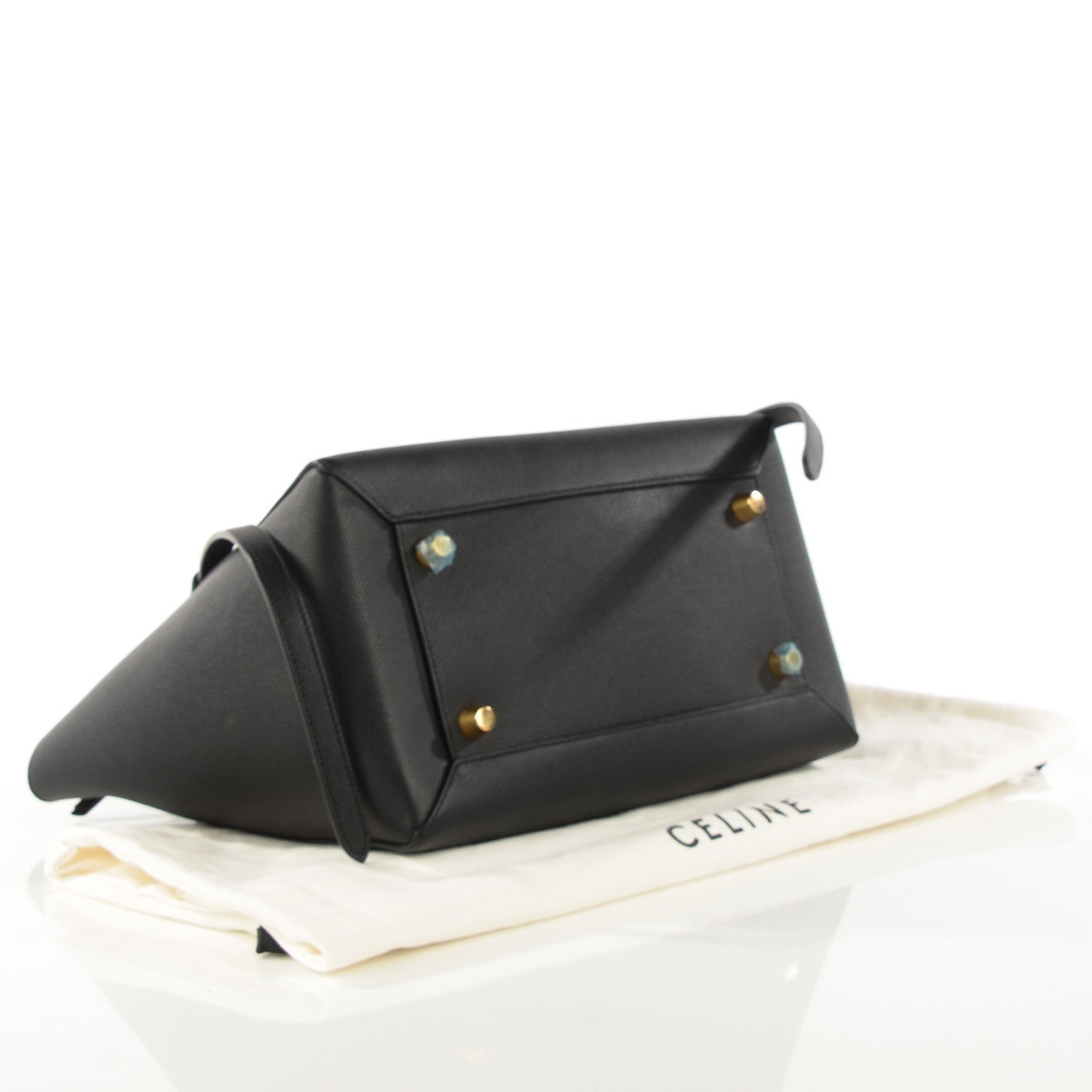 Celine Grained Calfskin Mini Belt Bag Black 4 of 9
