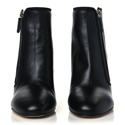 Chanel Lambskin Quilted CC Booties 39.5 Black 2 of 10